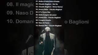 Le migliori canzoni di Claudio Baglioni  Il Meglio dei Claudio Baglioni  Canzoni Damore Italiane [upl. by Coulombe]