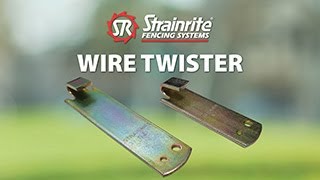 Strainrite  Wire Twister [upl. by Nessy]