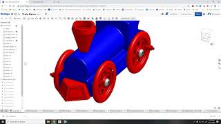 Train Assembly Part 2 Onshape [upl. by Ecidnac]