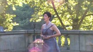 Casta Diva aria from Norma by Bellini in Cleveland Garden [upl. by Ahtilat]