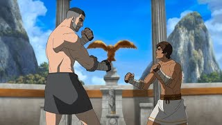 Heron VS Ares Full Fight  Blood of Zeus Season 2 [upl. by Eidnahs]