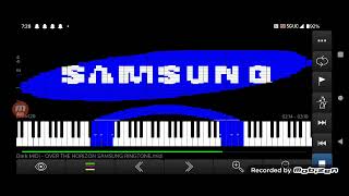 Dark MIDI  OVER THE HORIZON SAMSUNG RINGTONE By  MIDIPLAYER [upl. by Lundquist]