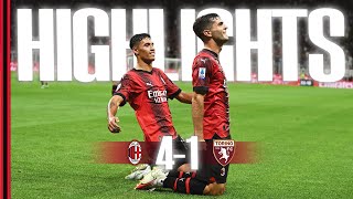 Pulisics finish Girouds brace and Theos chip  Milan 41 Torino  Highlights Serie A [upl. by Werbel]