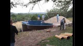 How to Install a Fiberglass Swimming Pool [upl. by Irok]