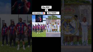 Barcelona or Réal de Madrid danse championsleague barcelona halamadrid viscabarsa duel parati [upl. by Anifur]