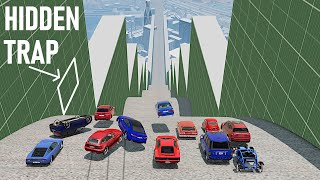 Unforgiving car soap box drag race tournament RED vs BLUE [upl. by Ahsocin]