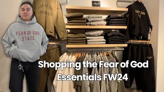 Fear of God Essentials FW24 VLOG  LWH Clothing Samples are in [upl. by Steffen]