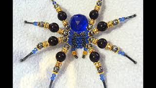 Beautiful handcrafted gemstone beaded spiders of 2020 [upl. by Roselani100]