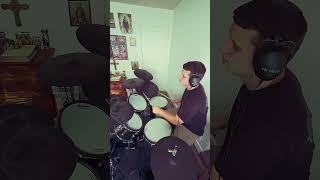 Backmask shorts circasurvive drummer music cover musician drumcover creative [upl. by Anibas]