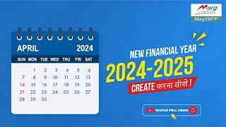 New Financial Year Creation 20242025 Hindi Helpline 01130969600 [upl. by Naillig]