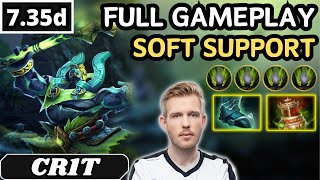 735d  Cr1t EARTH SPIRIT Soft Support Gameplay 29 ASSISTS  Dota 2 Full Match Gameplay [upl. by Iruyas]