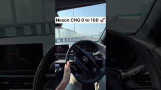 Nexon CNG Speed Test 🚀 shorts youtubeshorts viralvideo trending tata nexon cng suv car [upl. by Asira]