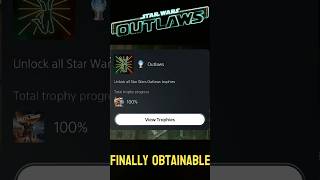 The STAR WARS OUTLAWS PLATINUM is now OBTAINABLE [upl. by Cohleen]