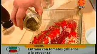 entraña con tomates grillados a la provenzal pt2 201112153gp [upl. by Maggie674]