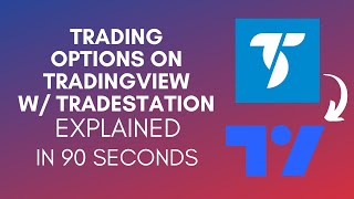 How To Trade Options On TradingView With TradeStation [upl. by Nelav398]