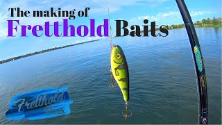 How to make a throughwire fishing lure  Fretthold Baits [upl. by Orrin345]