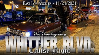 PreThanksgiving Cruise Night  Whittier Blvd  East Los Angeles  11242021 [upl. by Rivera]