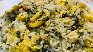 Ackee and callaloo seasoned rice [upl. by Marala]