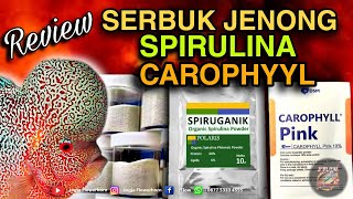 REVIEW 😍 SERBUK JENONG  SIPIRULINA  CAROPHYLL 💯 BAGUS UNTUK IKAN LOUHAN [upl. by Cope]