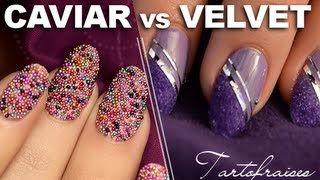 Nail art  tendance Velvet amp Caviar manucure [upl. by Barna]