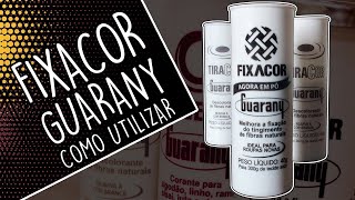 FIXACOR GUARANY  COMO UTILIZAR  SUPER FÁCIL  Théo e Tintas [upl. by Holey]