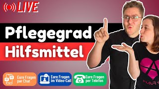 Pflegegrad und HilfsmittelBeratung 🔴 LIVE vom Sozialrat Deutschland [upl. by Ahtibat]