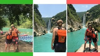 Mexicos Hidden Gem 🇲🇽🛶 Tamul Waterfall Huasteca Potosina [upl. by Ilohcin]