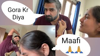 Irritating prank on husband 😂  prank in India kartikeysmarriedlyf [upl. by Caesar]