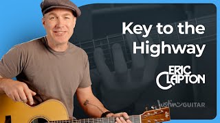 Key To The Highway by Eric Clapton  Blues Guitar Lesson [upl. by Nac]