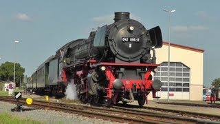 Mit Dampflok 41 096 im Eilzugtempo durch Niedersachsen [upl. by Derinna]