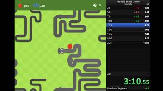 World Record Google Snake Infinity All Apples [upl. by Nwatna248]