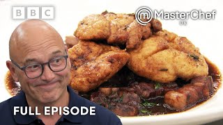 Sweetbreads With A Rustic Wine Sauce  The Professionals  Full Episode  S13 E2  MasterChef [upl. by Aitret]