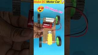 Make A Simple DC Motor Car 😱🥶 cool invention ideas 💡 Home Made RC Cardcmotorshorts [upl. by Alejandra250]