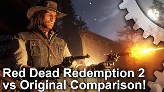 4K Red Dead Redemption 2 vs Red Dead 1 Graphics Comparison  1899 vs 1911 [upl. by Nikal]