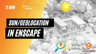 Sun and Geolocation in Enscape Revit [upl. by Blasius716]