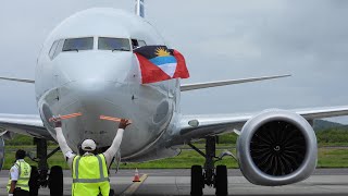 ANTIGUAN PILOT ARRIVES HOME FOR THE FIRST TIME AS CAPTAIN OF AMERICAN AIRLINES [upl. by Chesna165]