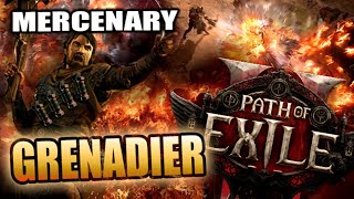 PATH of EXILE 2 The Mercenary Grenadier  Early Game HandsOn Showcase  Skills Supports Passives [upl. by Ineslta933]