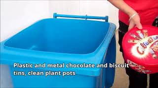 Chesterfield Borough Council  What to put in your blue bin [upl. by Jamil571]