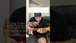 How To Play quotSay It Aint Soquot Weezer in 60 Seconds  Say It Aint So Guitar Lesson Tutorial [upl. by Eniamret184]