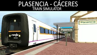 Extremadura en Train Simulator  Plasencia  Cáceres Media Distancia  Renfe 594 TRD [upl. by Viens84]