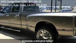 2008 Dodge Ram 3500 SLT 67L Cummins Diesel  for sale in La [upl. by Hareehahs]