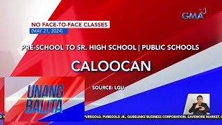 No facetoface classes May 21 2024  Unang Balita [upl. by Brandtr]