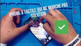 Solution Tactile iPhone X qui ne marche pas  touch screen iPhone X doesn’t work apple tactile [upl. by Waldos]