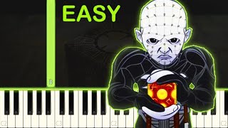 HELLRAISER  EASY Piano Tutorial [upl. by Sullecram]