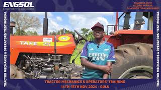 TRACTOR MECHANIC amp OPERATORS TESTIMONIAL IN GULU [upl. by Arimak]