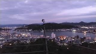 View over Onomichi at night from Mount Senkōji [upl. by Styles]