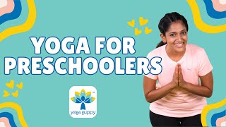 Yoga for Preschoolers  Sun Salutation  Breathing Exercises  Musical Warm Up for Kids  Yoga Guppy [upl. by Cleres460]