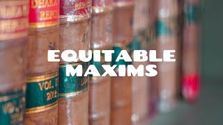 Conscionability amp Equitable Maxims  Equity amp Trusts [upl. by Reerg]