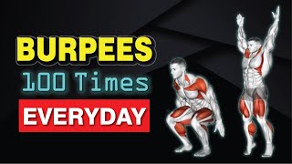 What Happens to Your Body When You Do 100 Burpees Every Day [upl. by Maida133]