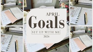 Goals Planner Page  April 2024 [upl. by Atauqal239]